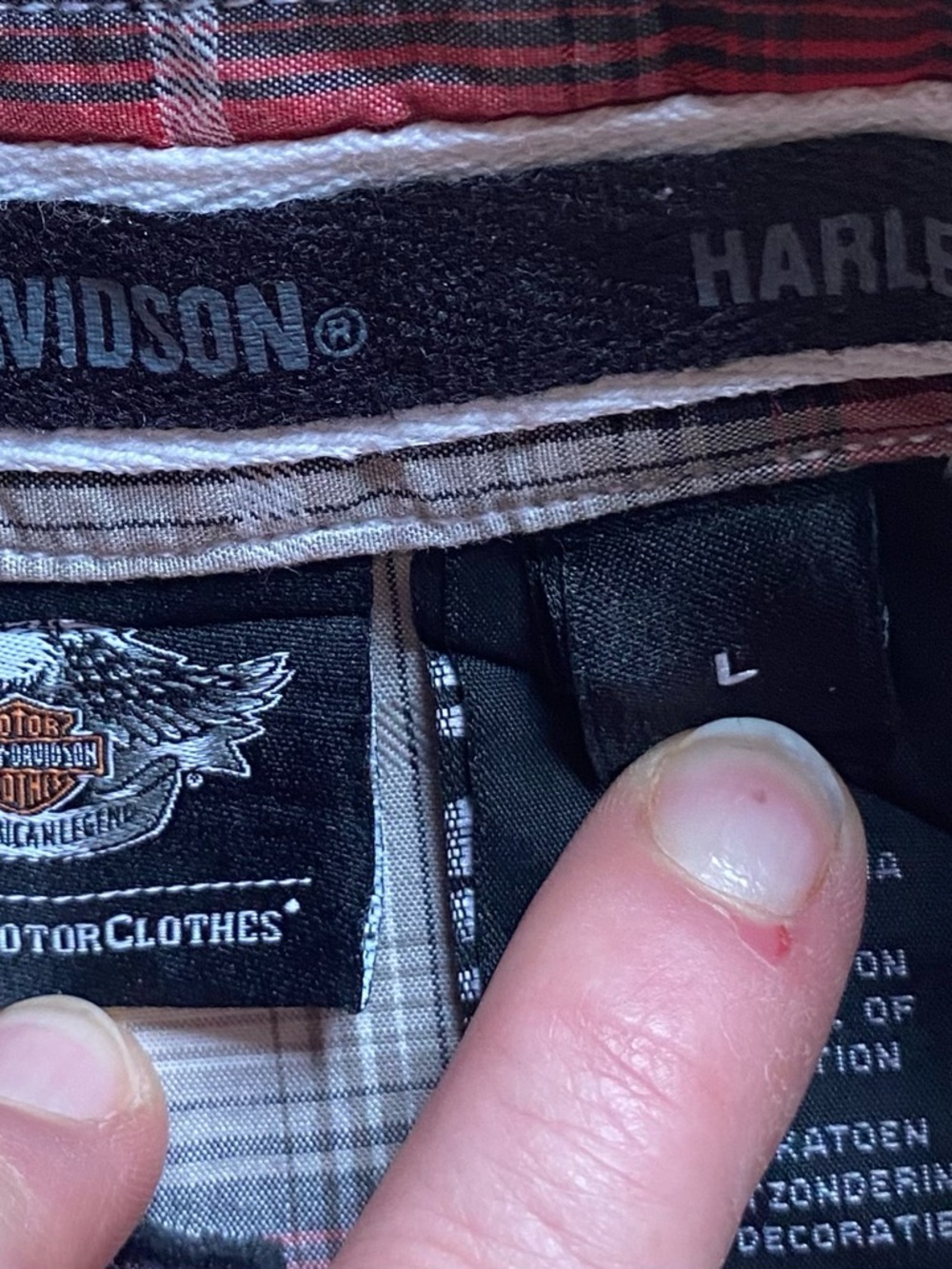 Men’s Large Harley Davidson S/S Button up - Picture 6 of 6